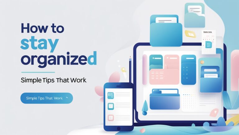 How to Stay Organized Digitally Simple Tips That Work
