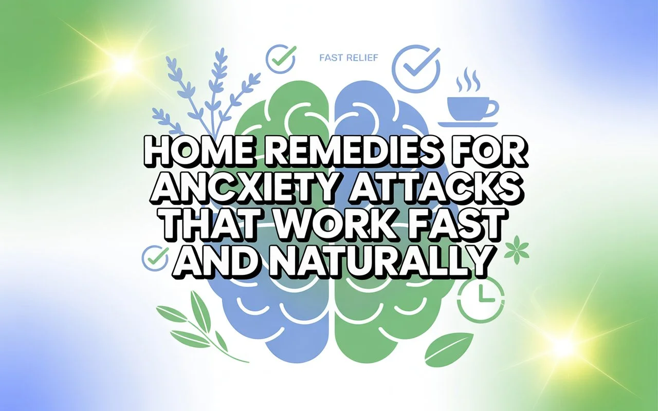 Home Remedies for Anxiety Attacks That Work Fast and Naturally